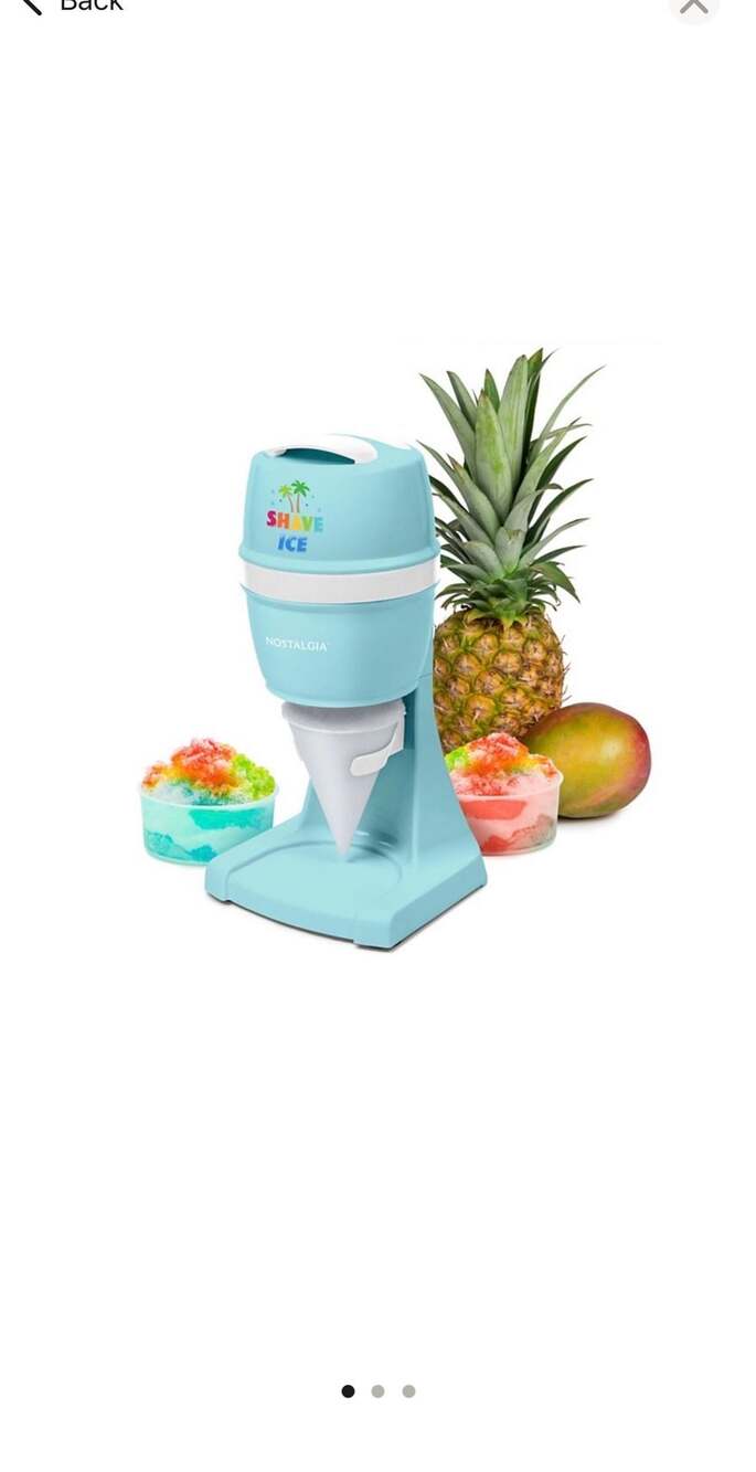 Nostalgia Electric Shave Ice and Snow Cone Maker